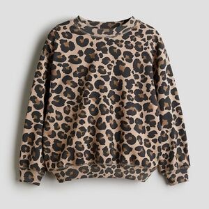 H&M Leopard Crewneck Sweatshirt